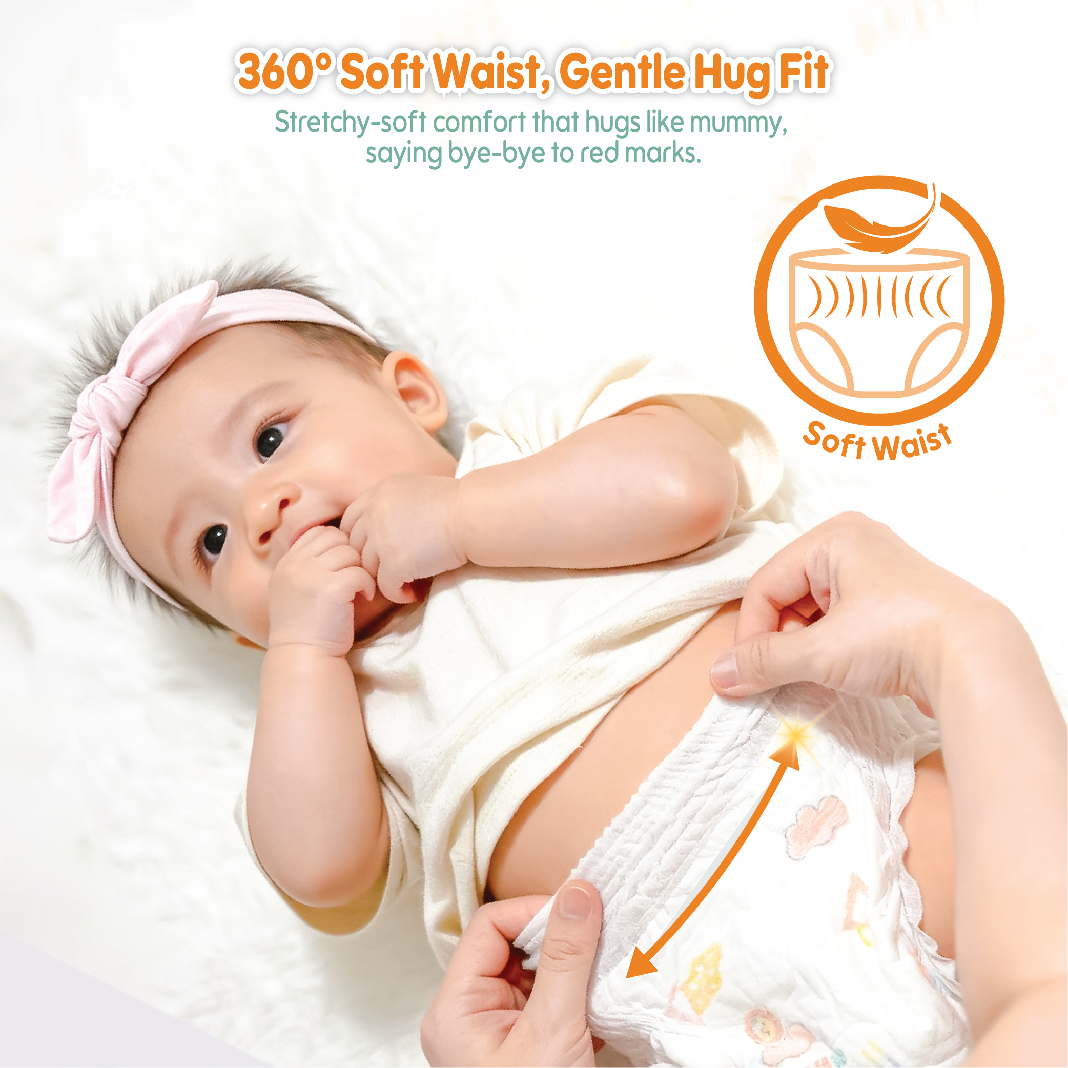 drBébee™ ខោទឹកនោម Comfort Fit ប្រភេទកញ្ចប់ធំ